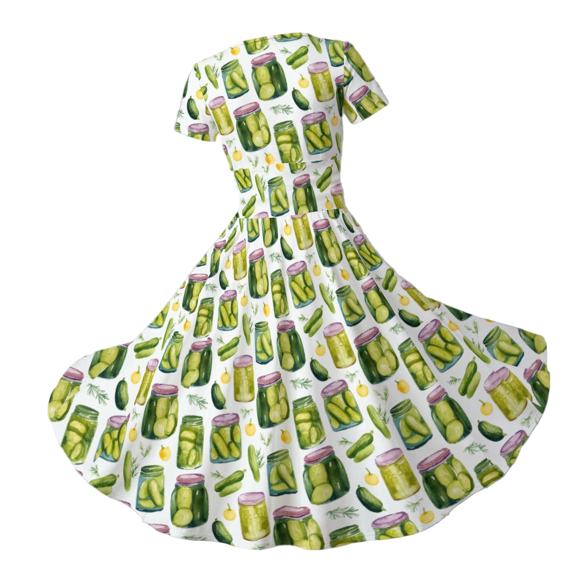 nan - Women's V-Neck Ruched Midi Dress