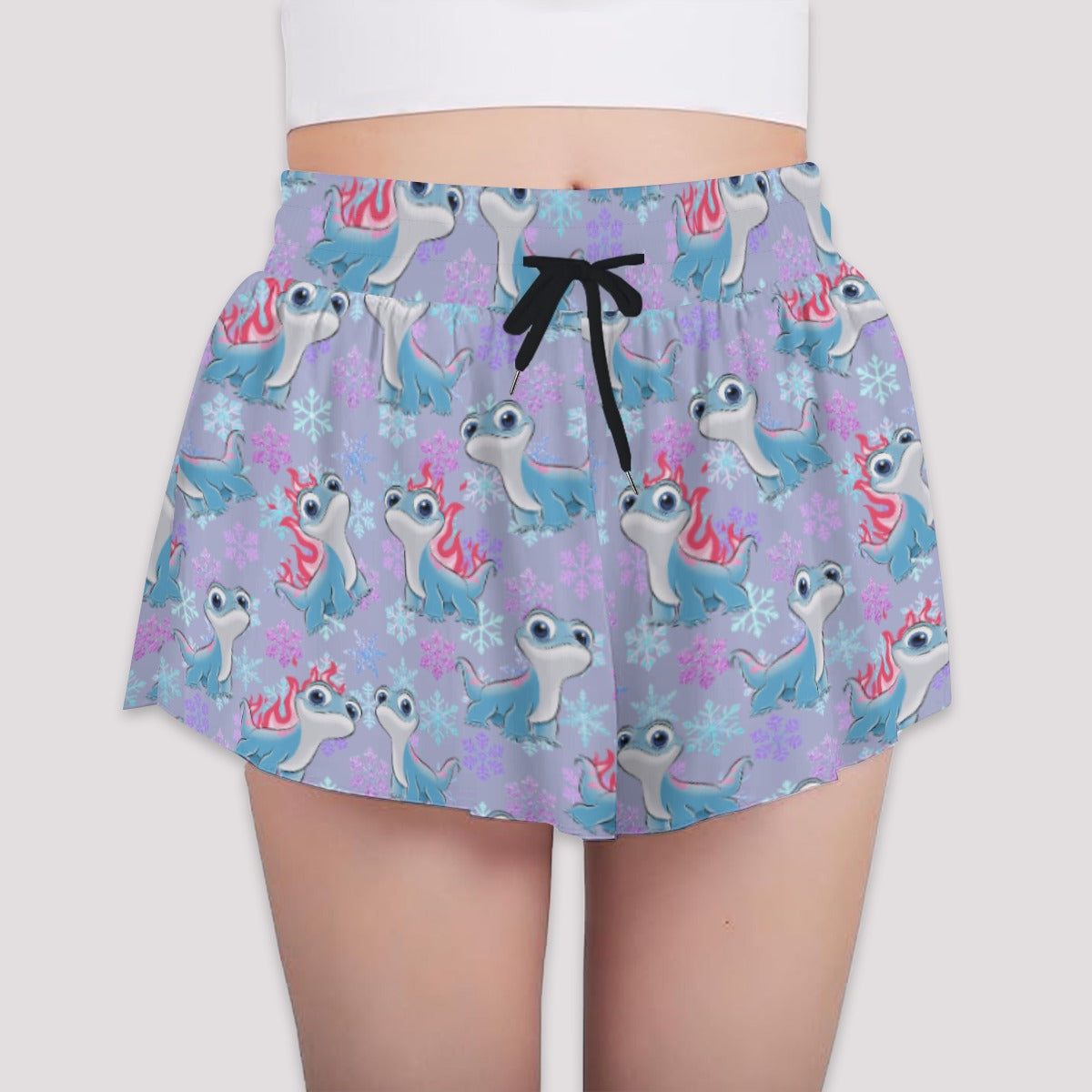 Bruni the Fire Spirit - Girls’ Flowy Pocket Shorts
