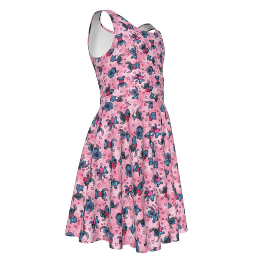 Valentine’s Mischief - Kid's Sleeveless Skater Dress