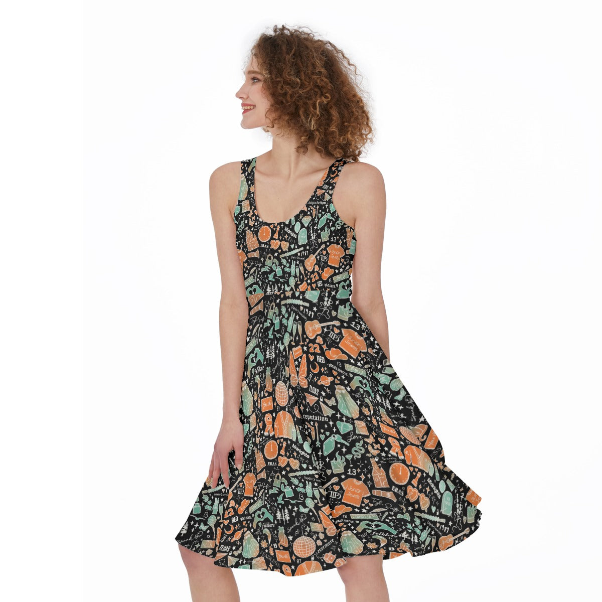Showgirl Era Icons - Pocket Midi Skater Dress