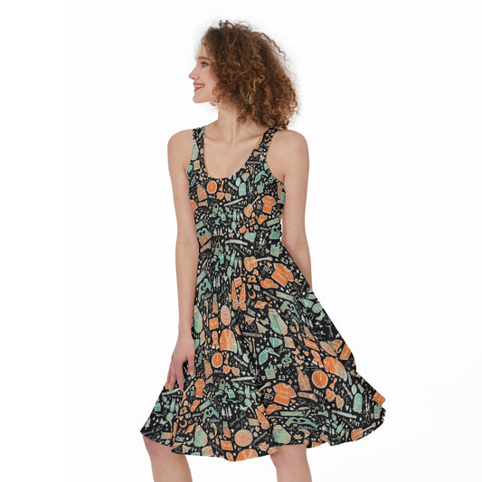 Showgirl Era Icons - Pocket Midi Skater Dress