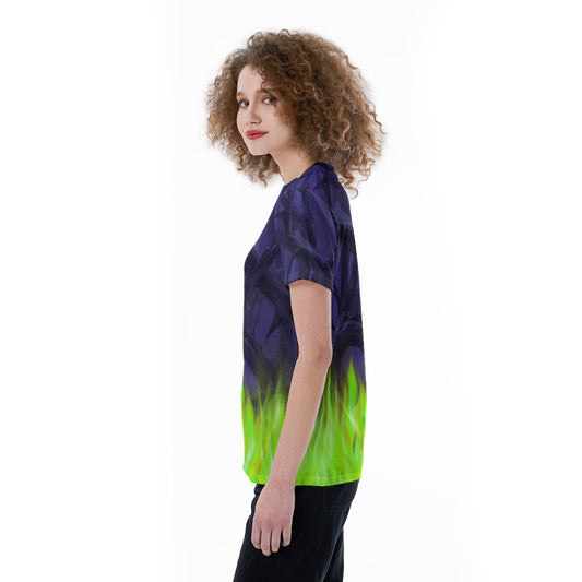 Enchanted Thorn Forest - Women's Short Sleeve V-Neck T-Shirt