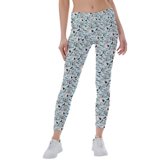 Mine Mine Mine Seagulls - Women's Yoga Leggings