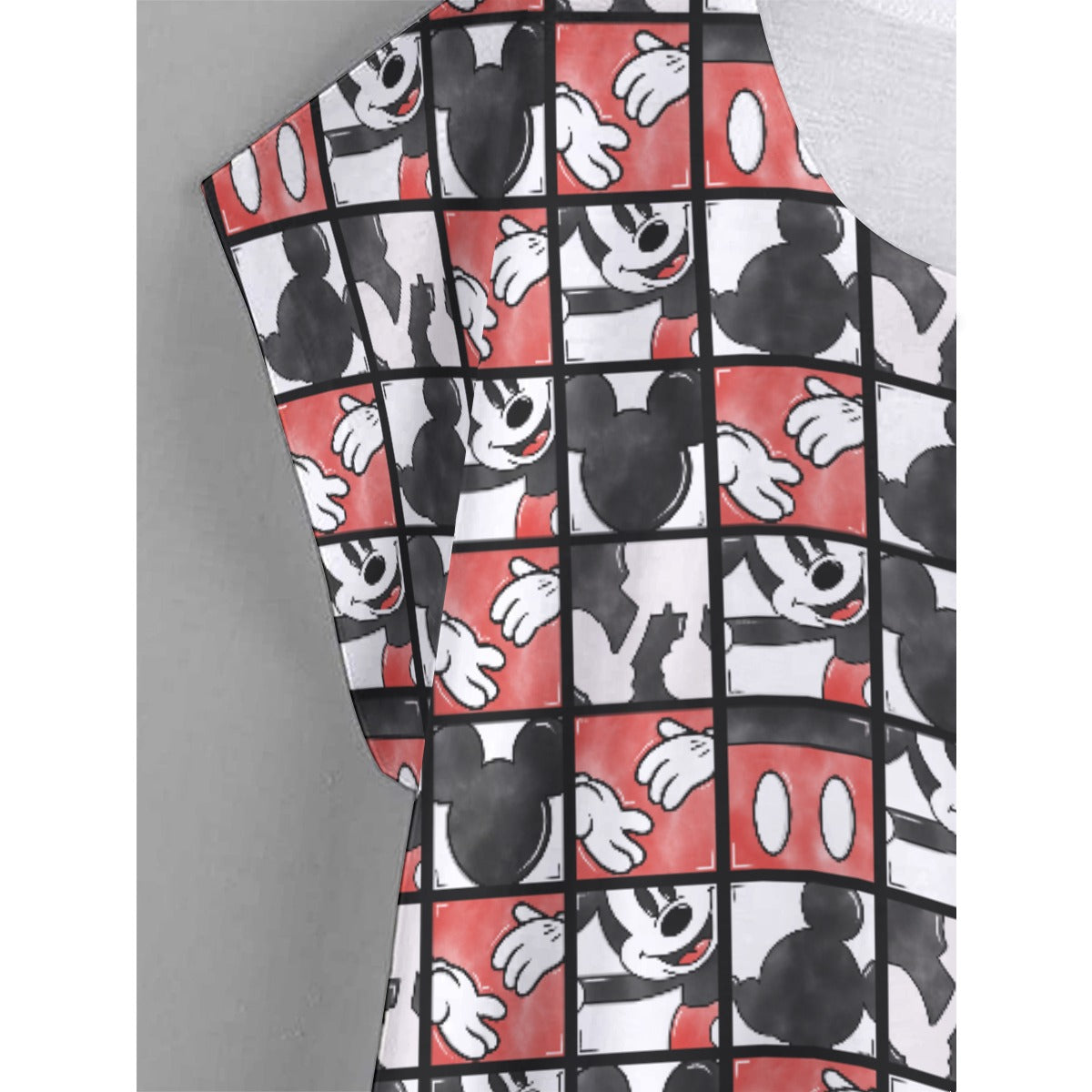 Mouse Block Party - Women’s Relaxed Fit Scoop Tee
