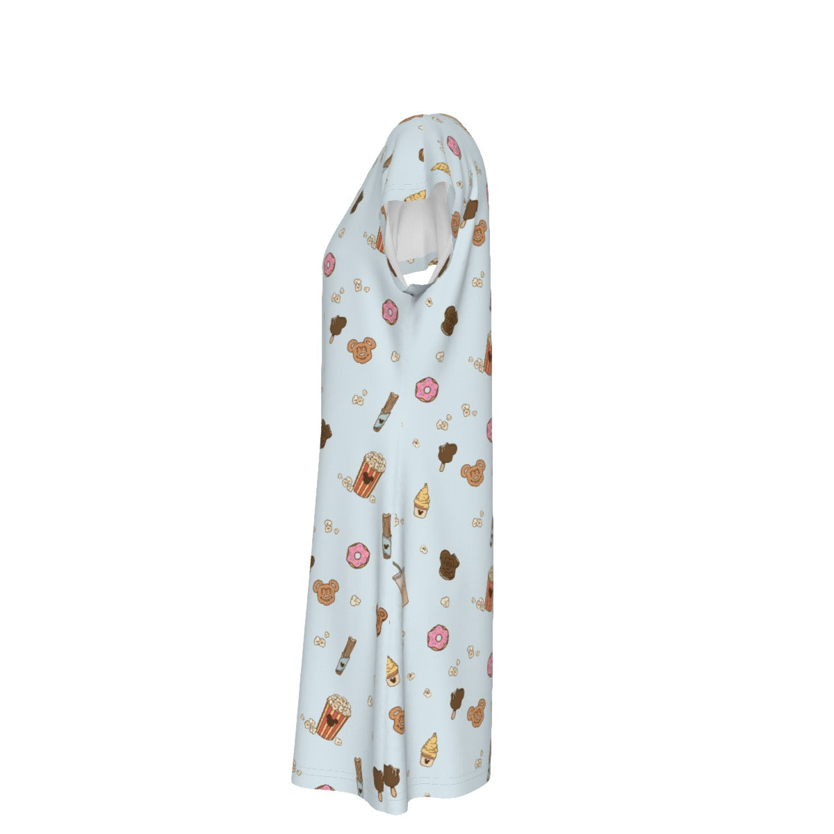 Minimal Snackcore - Women's T-Shirt Dress