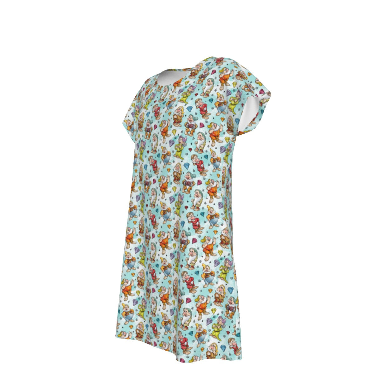 Seven Helpers Sketch - Women's T-Shirt Dress