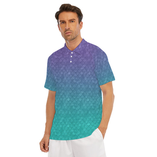 Dreamy Mermaid Scales - Men's Polo Shirt