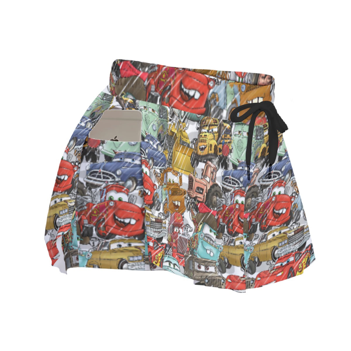 Racing Legends Sketch - Women's Flowy Pocket Shorts