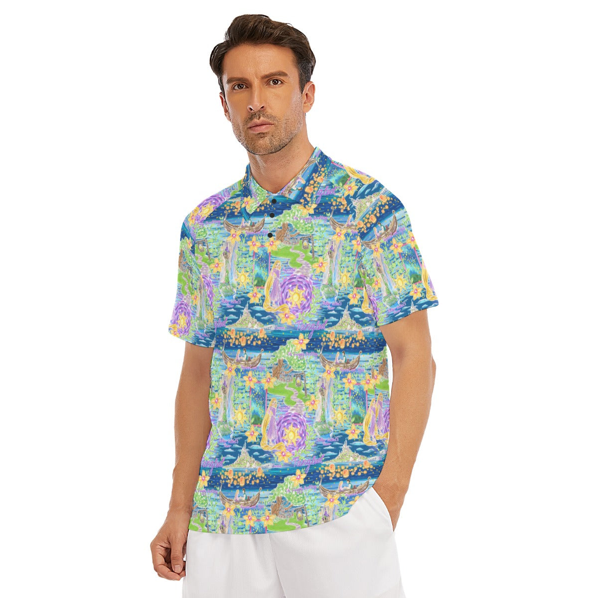 Lantern Festival Glow - Men's Polo Shirt