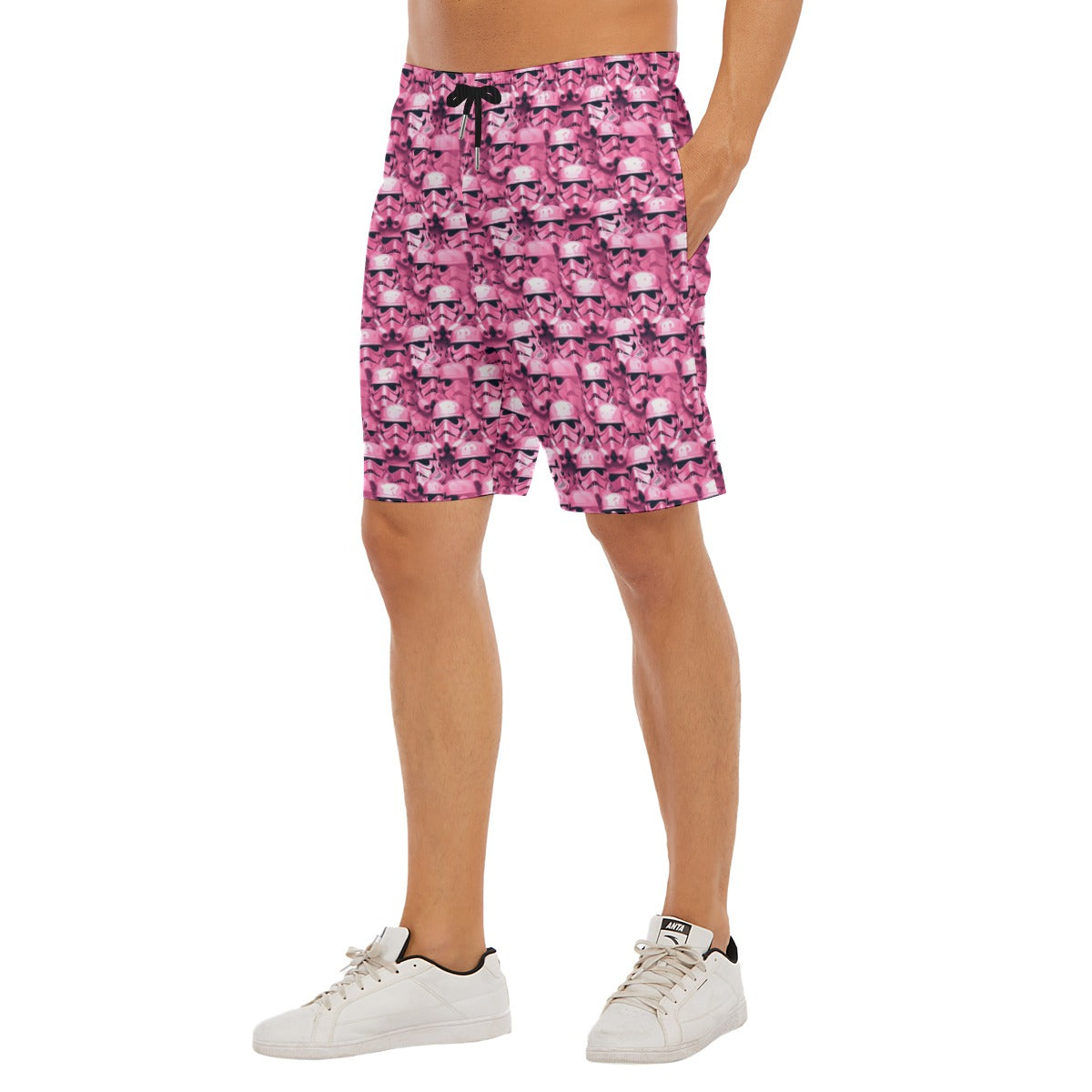 Pink Helmet Battalion - Men’s Pocket Beach Shorts
