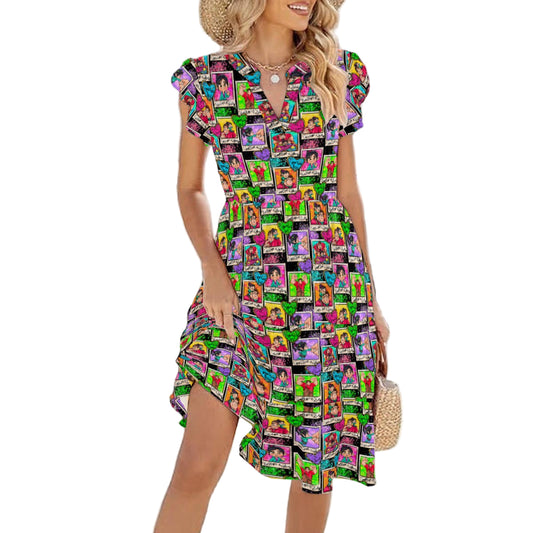 You're My Hero - Women's Tiered Pocket Midi Dress