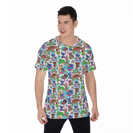 Bright Island Chaos Hand Drawn - Men's Short Sleeve T-Shirt