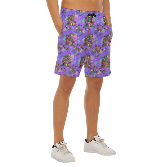 Whimsical Family Magic - Men’s Pocket Beach Shorts