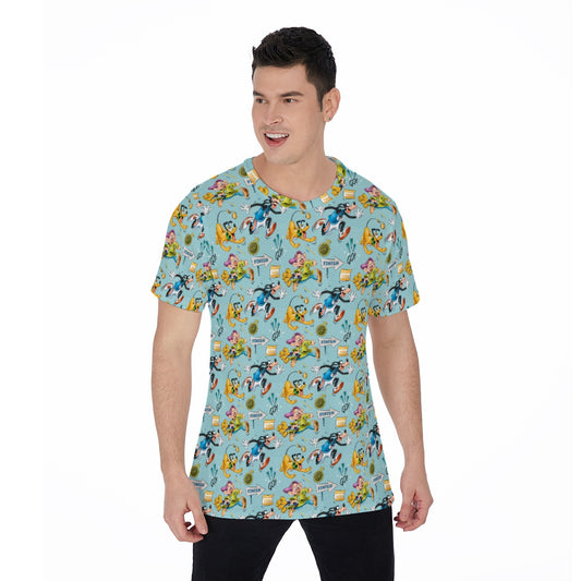 Cheerful Race Day Dashers - Men's Short Sleeve T-Shirt
