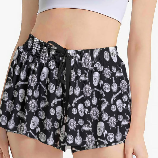 A Pirate Life - Women's Flowy Pocket Shorts