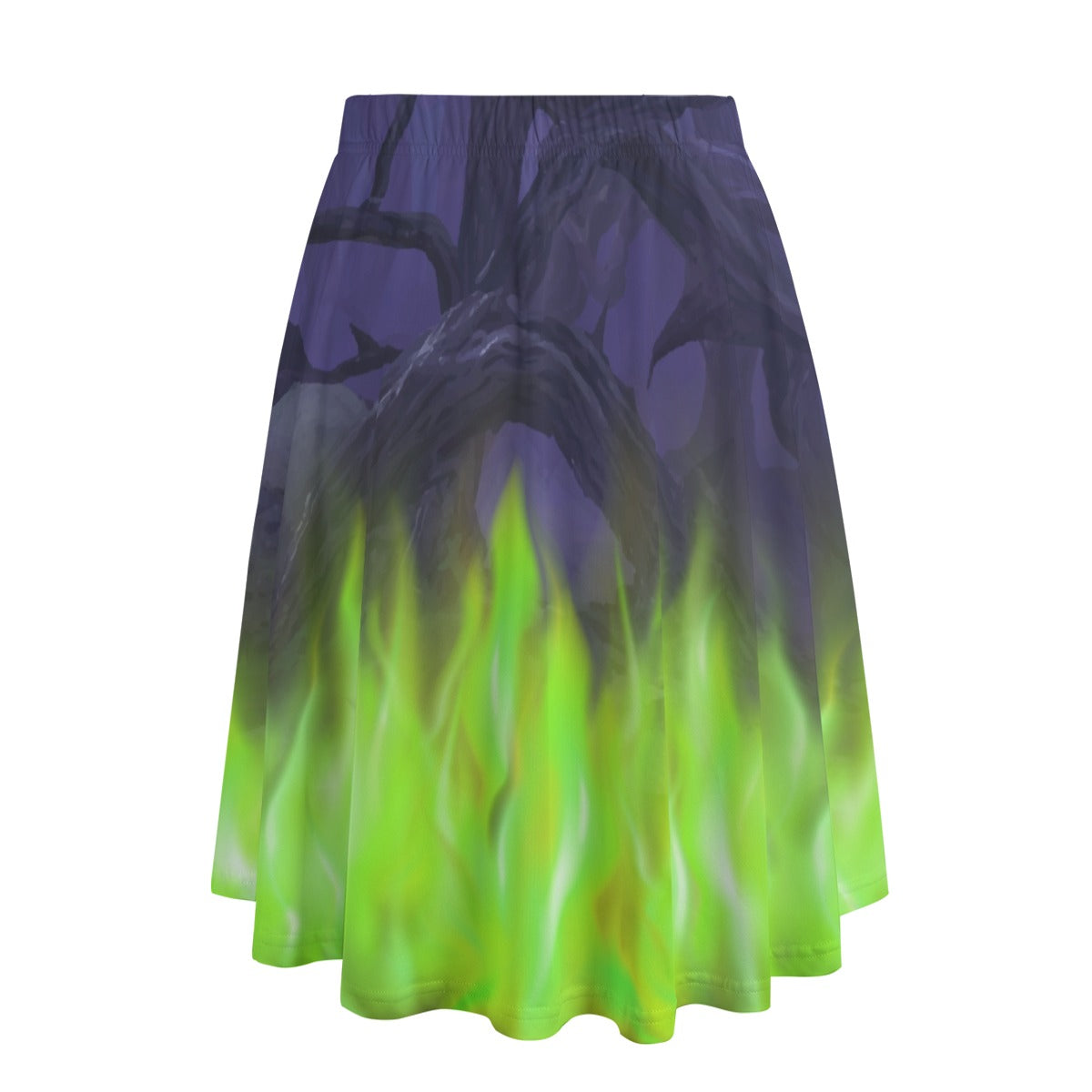 Enchanted Thorn Forest - Women’s Pocket Midi Skirt