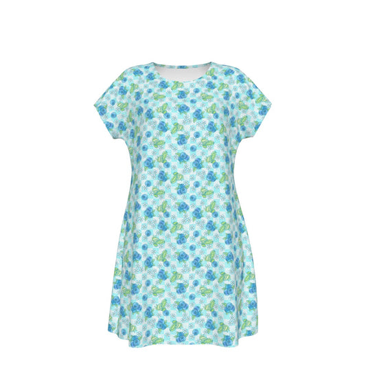 Summer Fruits - Blueberry - Women's T-Shirt Dress
