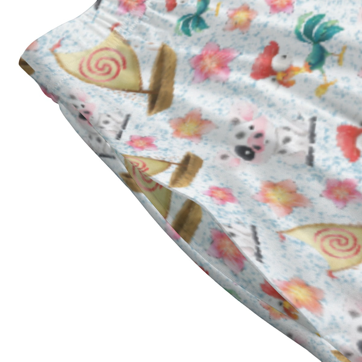 Island Pig & Rooster Duo - Women’s Pocket Midi Skirt