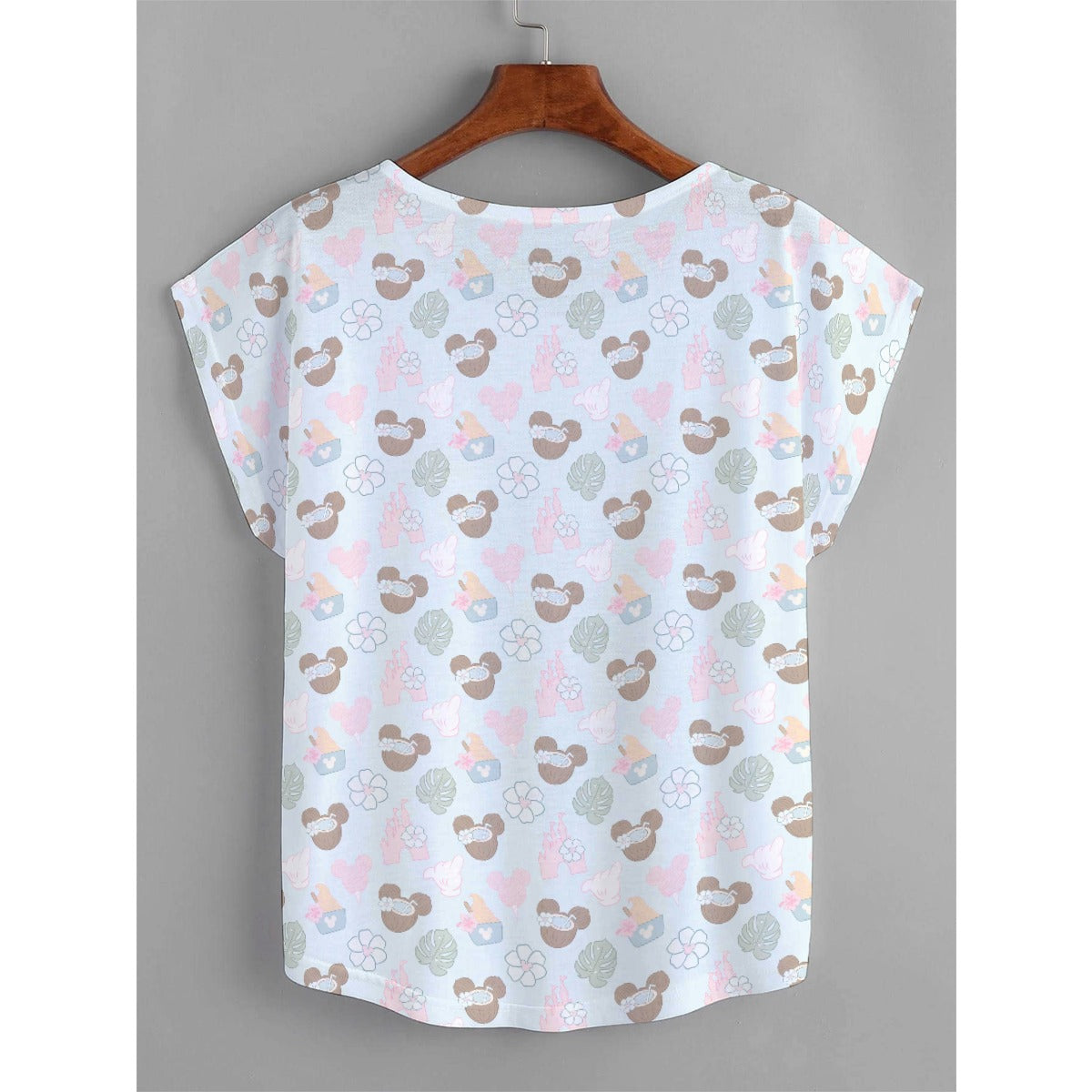 Pastel Island Treats - Women’s Relaxed Fit Scoop Tee