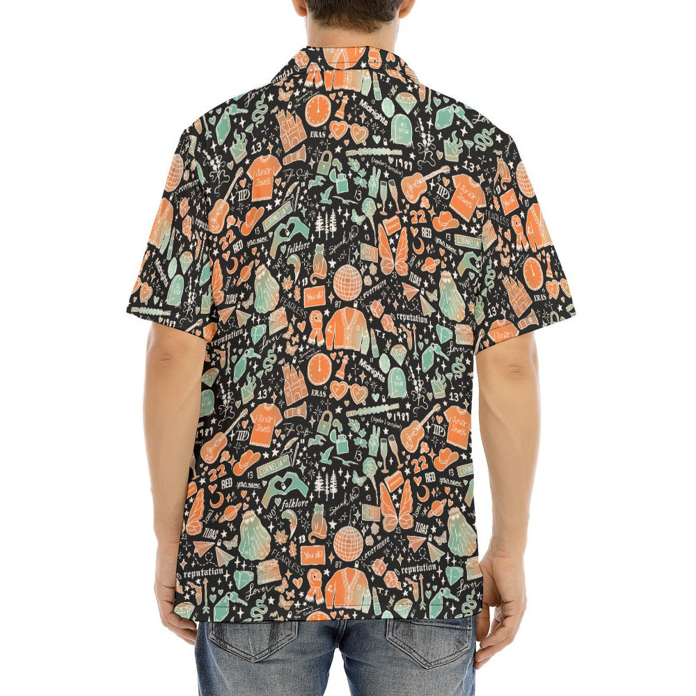 Showgirl Era Icons - Men's Hawaiian Button Up Shirt
