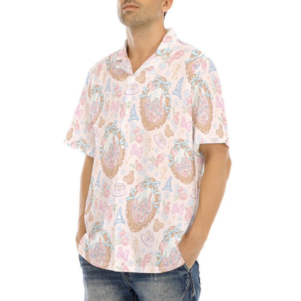 Coquette Park Daydream - Men's Hawaiian Button Up Shirt
