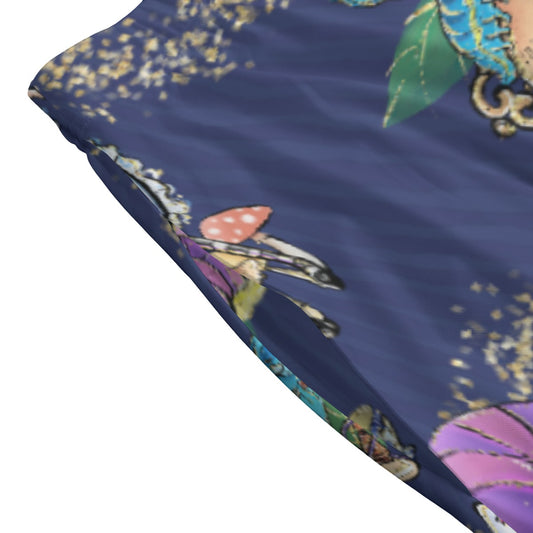 Whimsical Enchanted Forest - Women's Pocket Midi Skirt