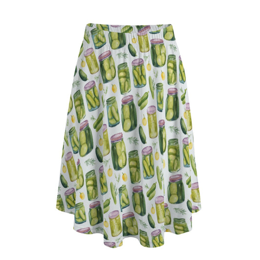 Perfect Pickle Jars - Women's Pocket Midi Skirt