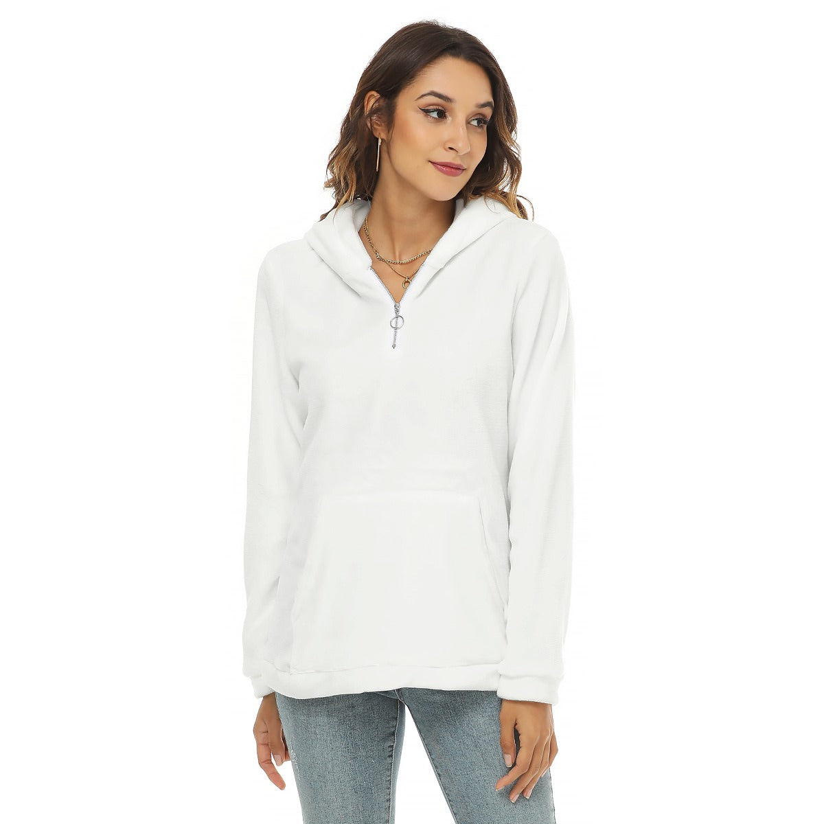 Pick Any Print from our Shop - Women's Borg Fleece Hoodie
