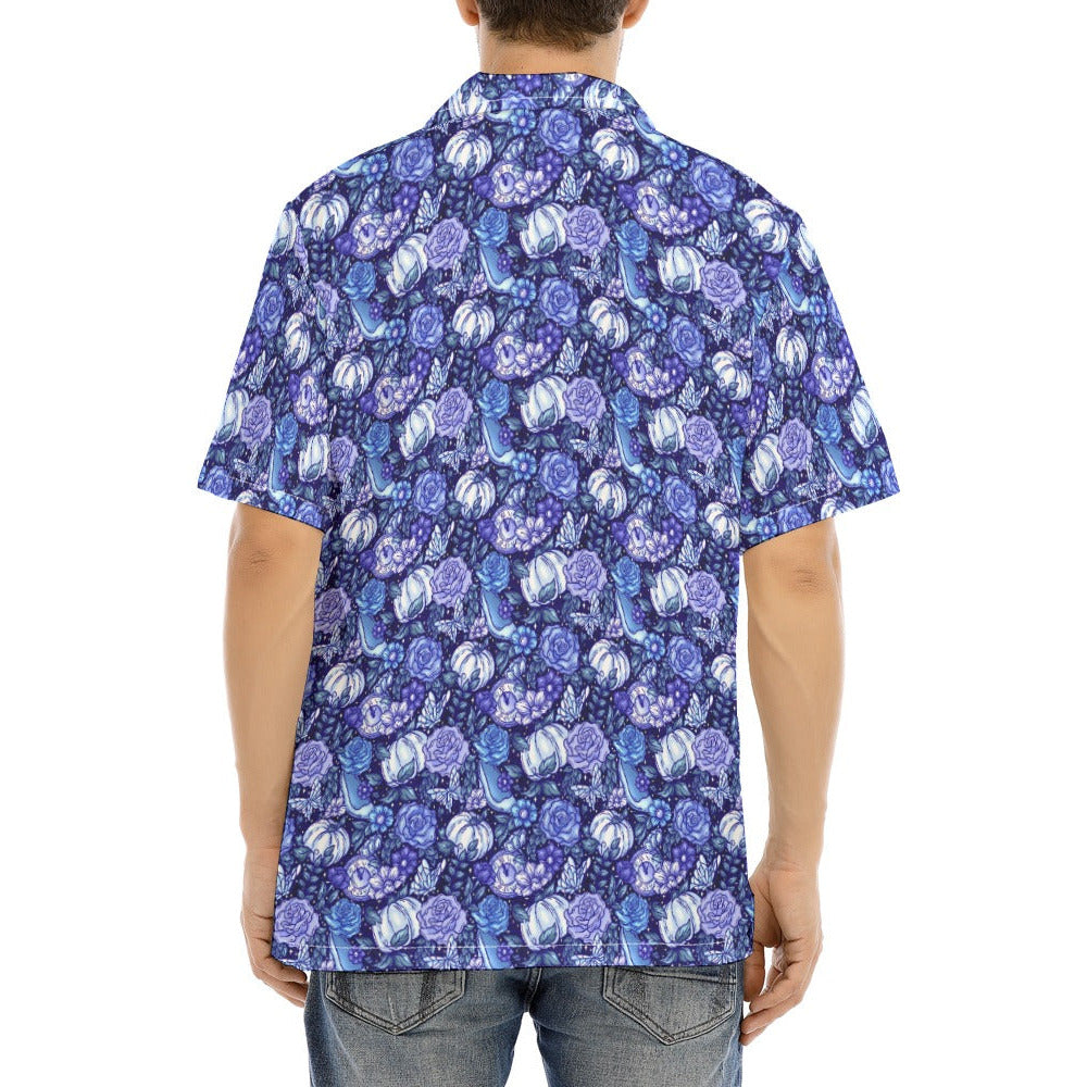 Fairytale Florals – Royal Ball - Men's Hawaiian Button Up Shirt