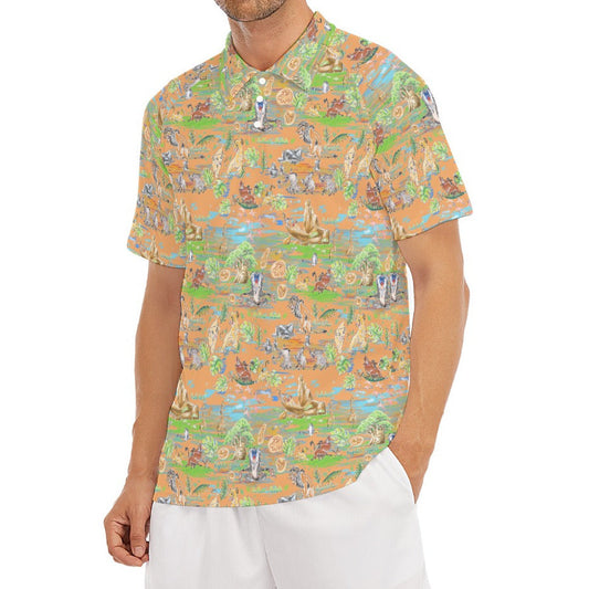 Savanna Sunset Stories - Men's Polo Shirt