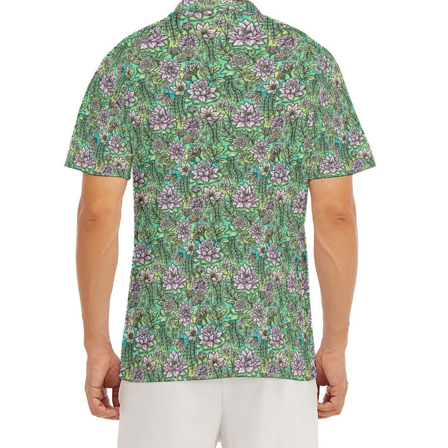 Fairytale Florals – Bayou Blooms - Men's Polo Shirt