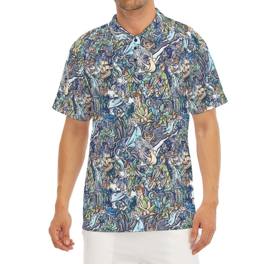 Magical Skybound Adventure - Men's Polo Shirt