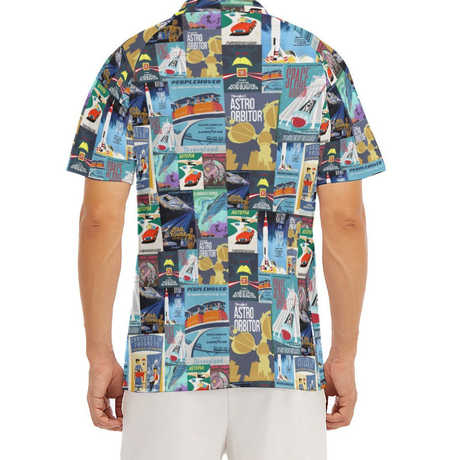Vintage Tomorrow Ride Posters - Men's Polo Shirt