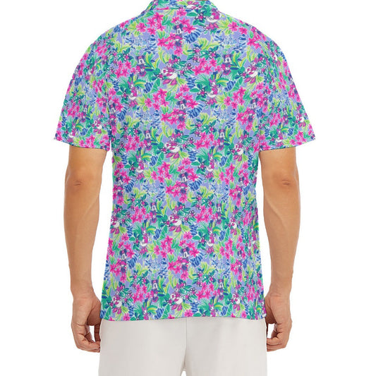 Bright Tropical Bliss - Island Mouse Duo - Men's Polo Shirt