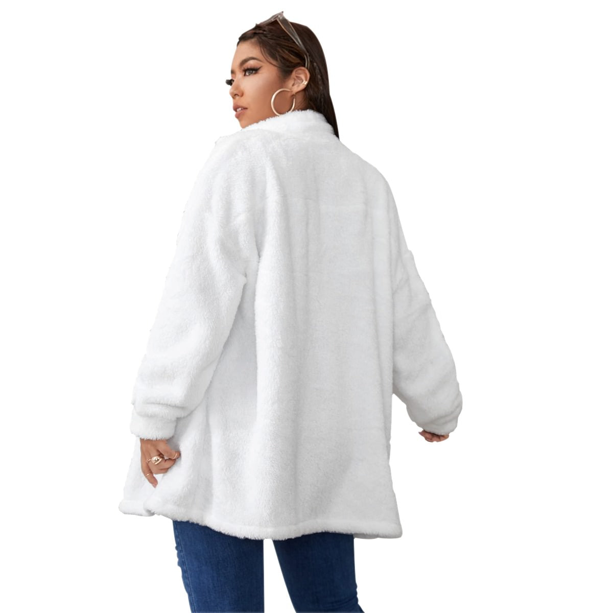 Pick Any Print from our Shop - Women's Borg Fleece Zip Jacket
