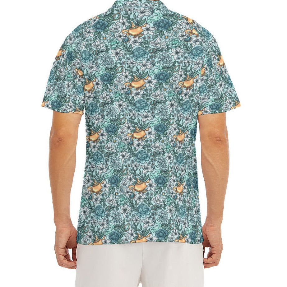 Fairytale Florals - Arabian Princess - Men's Polo Shirt