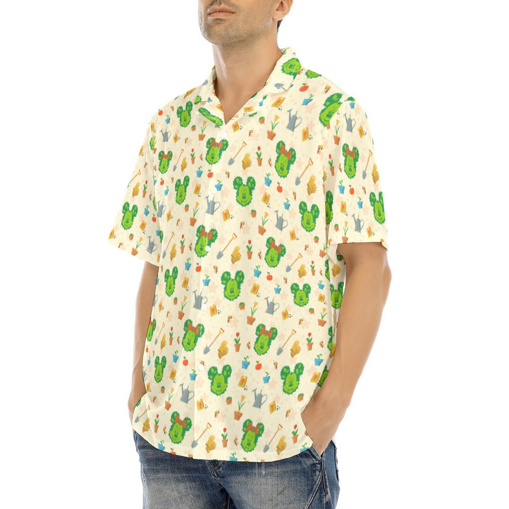 Spring Flower & Garden Festival - Men's Hawaiian Button Up Shirt