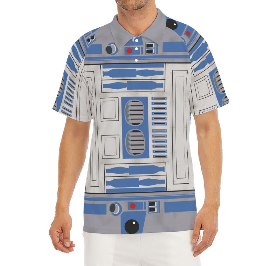 Little Blue Droid - Men's Polo Shirt