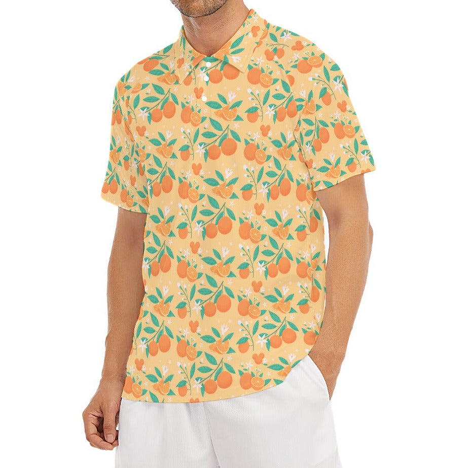 Hidden Citrus Delight - Men's Polo Shirt