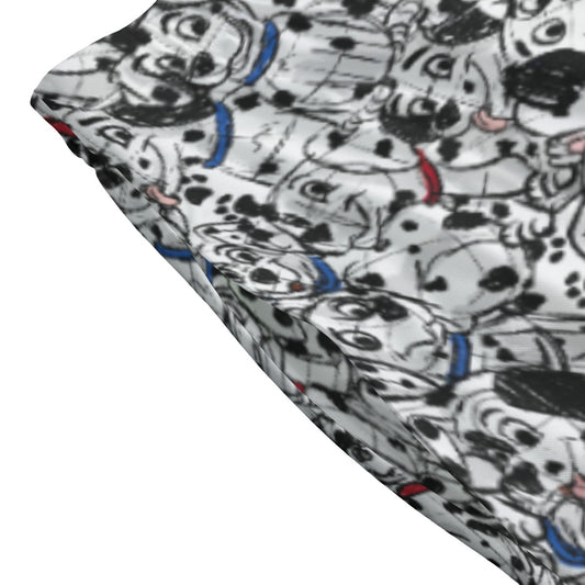 Sketchy Spotted Puppies - Women's Pocket Midi Skirt