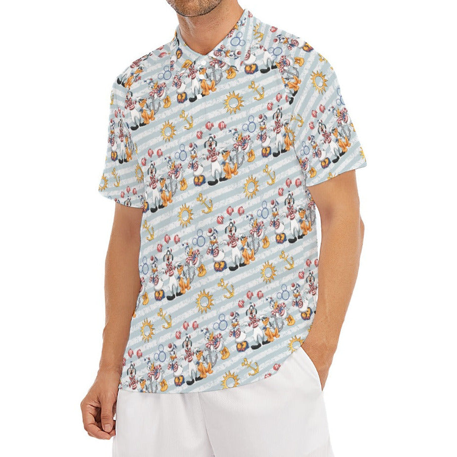 Set Sail with the Crew - Men's Polo Shirt