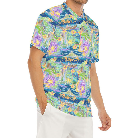 Lantern Festival Glow - Men's Polo Shirt