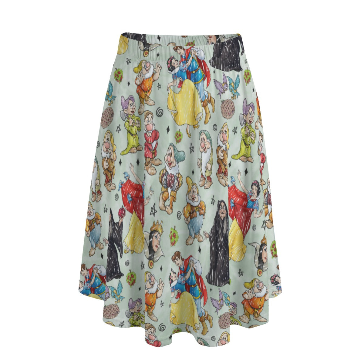 Fairest Crew Sketch - Women's Pocket Midi Skirt