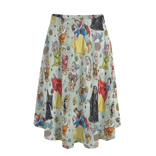 Fairest Crew Sketch - Women's Pocket Midi Skirt