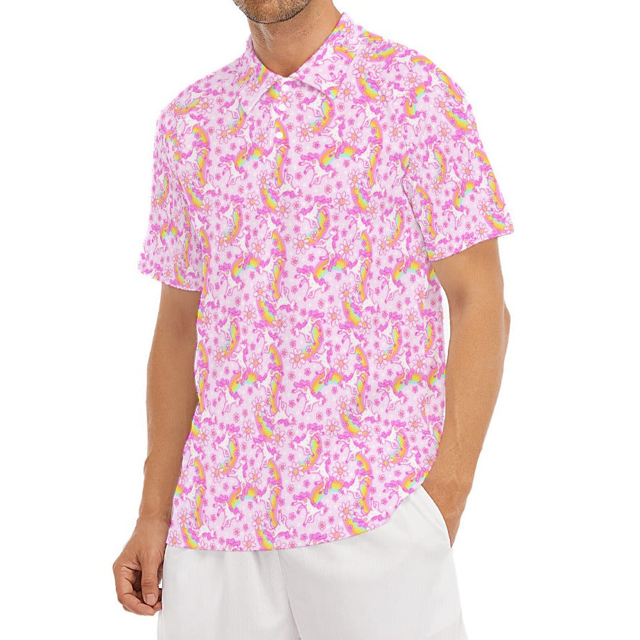 Unicorn Rainbows - Men's Polo Shirt