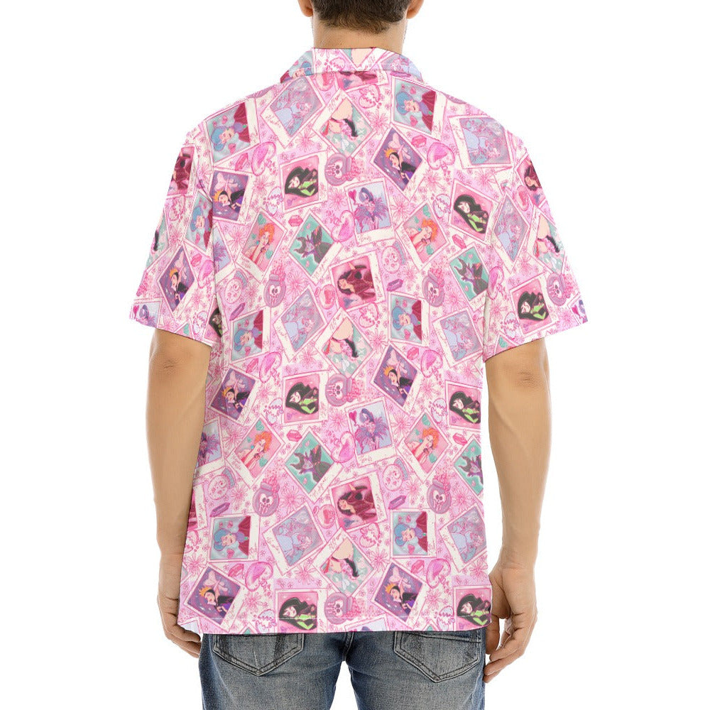 Poisoned Heart Villaintine - Men's Hawaiian Button Up Shirt