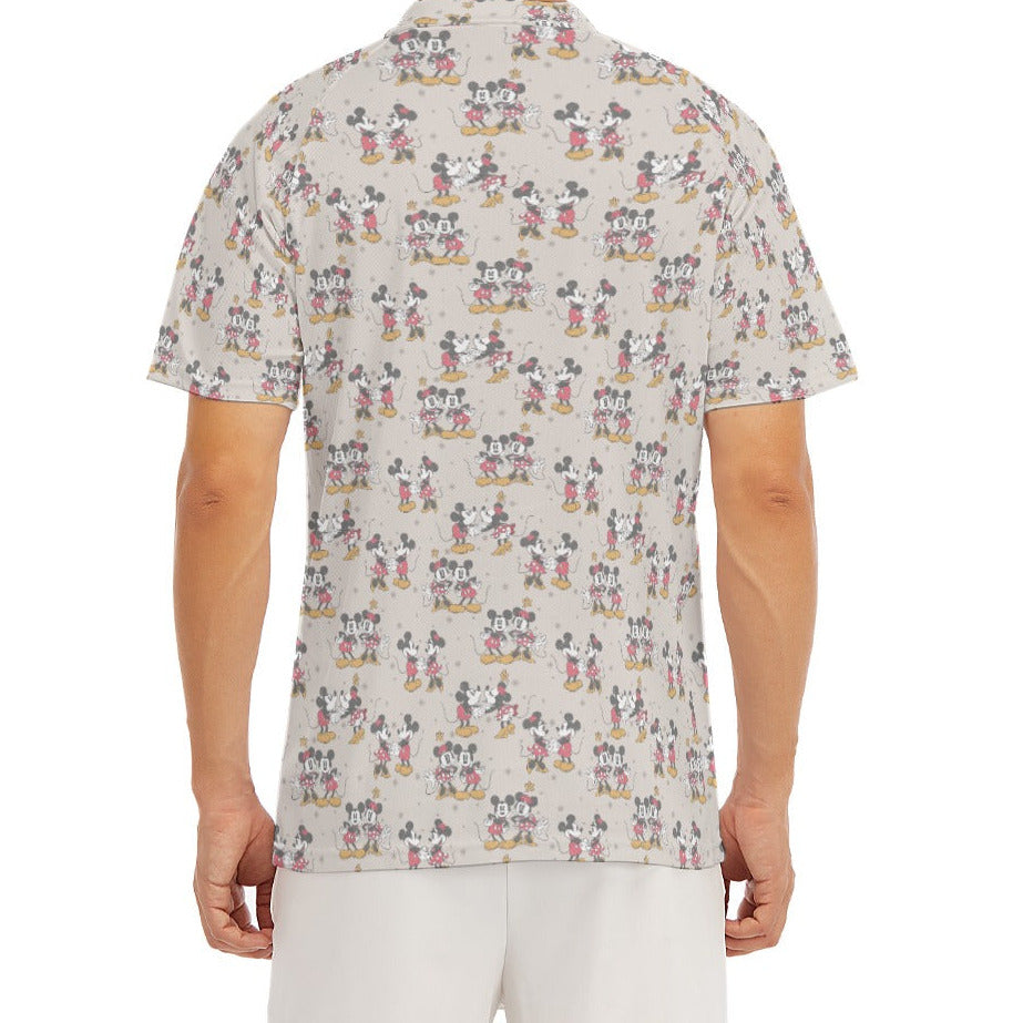 Retro Mouse & Partner - Men's Polo Shirt