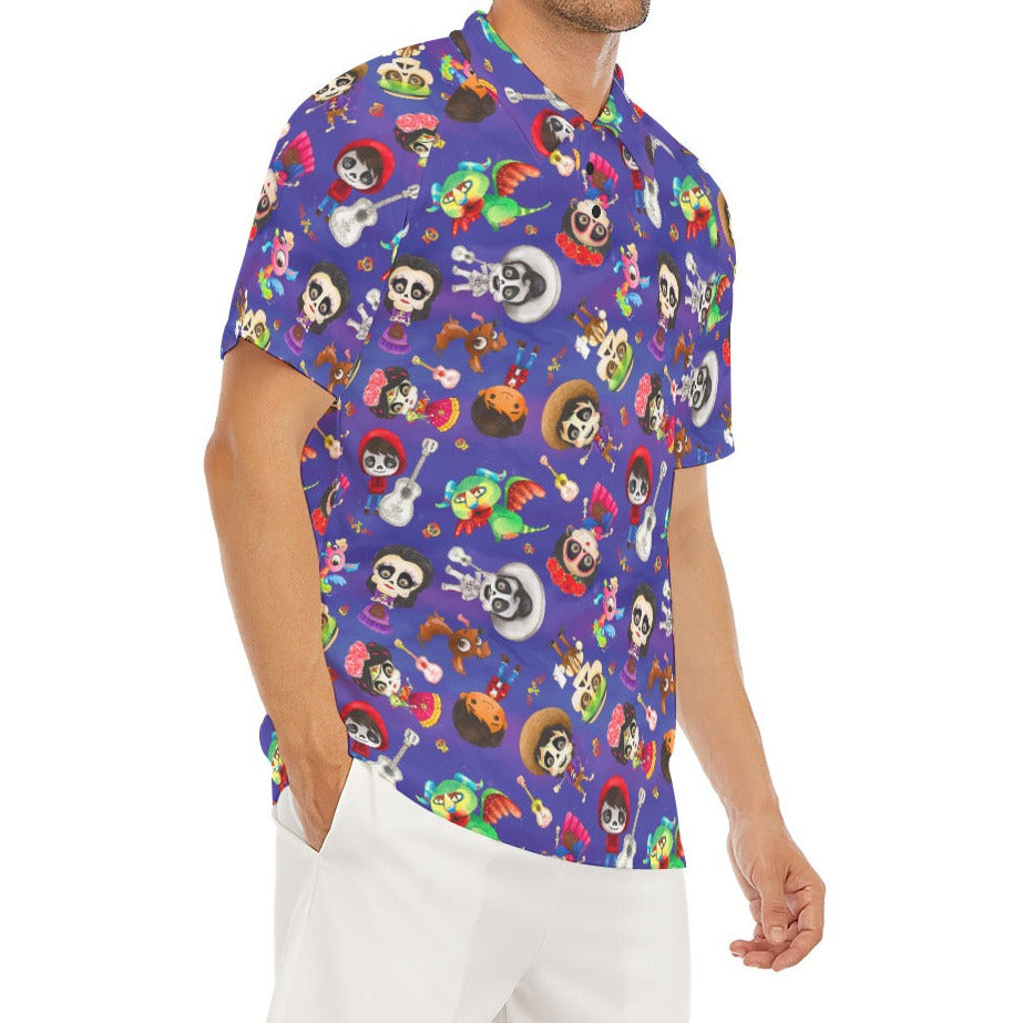 Poco Loco Día de Muertos - Men's Polo Shirt