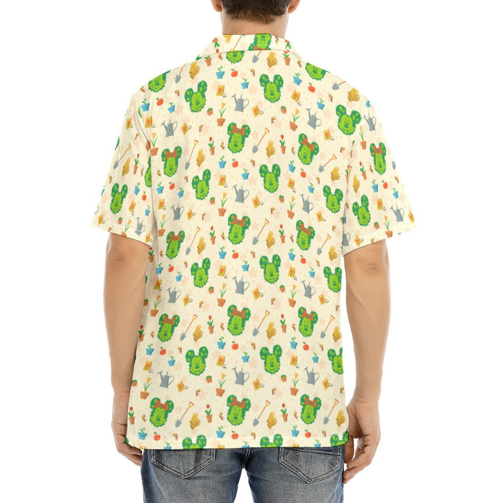 Spring Flower & Garden Festival - Men's Hawaiian Button Up Shirt