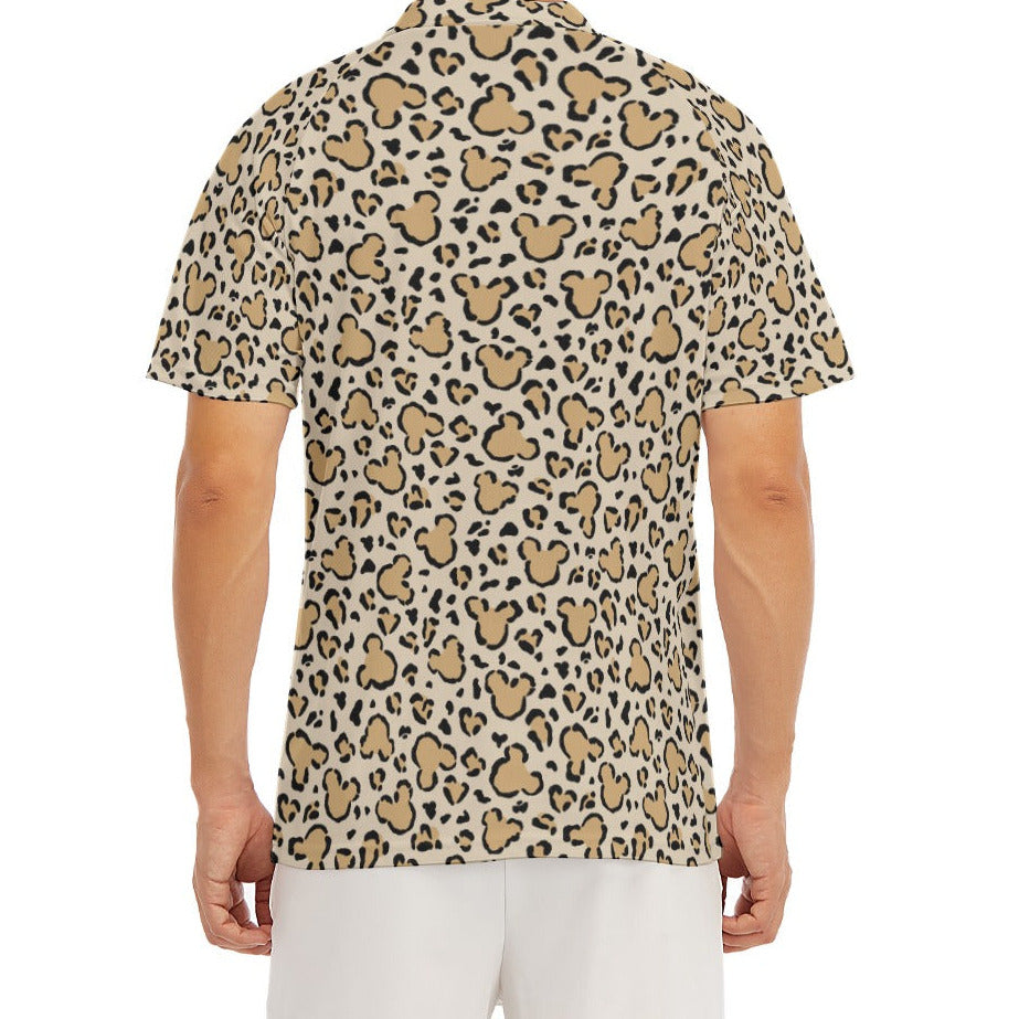Mouse Ears Animal Print - Men's Polo Shirt